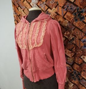 Free People pink hoodie